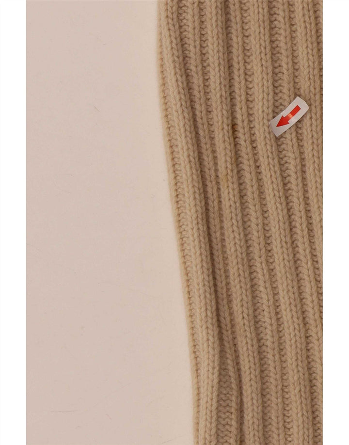 Fred Perry Herre cardigan sweater med fuld lynlås XL Beige Uld
