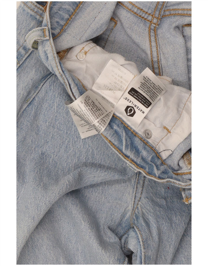 Levi's Herre 501 lige jeans W28 L26 blå bomuld