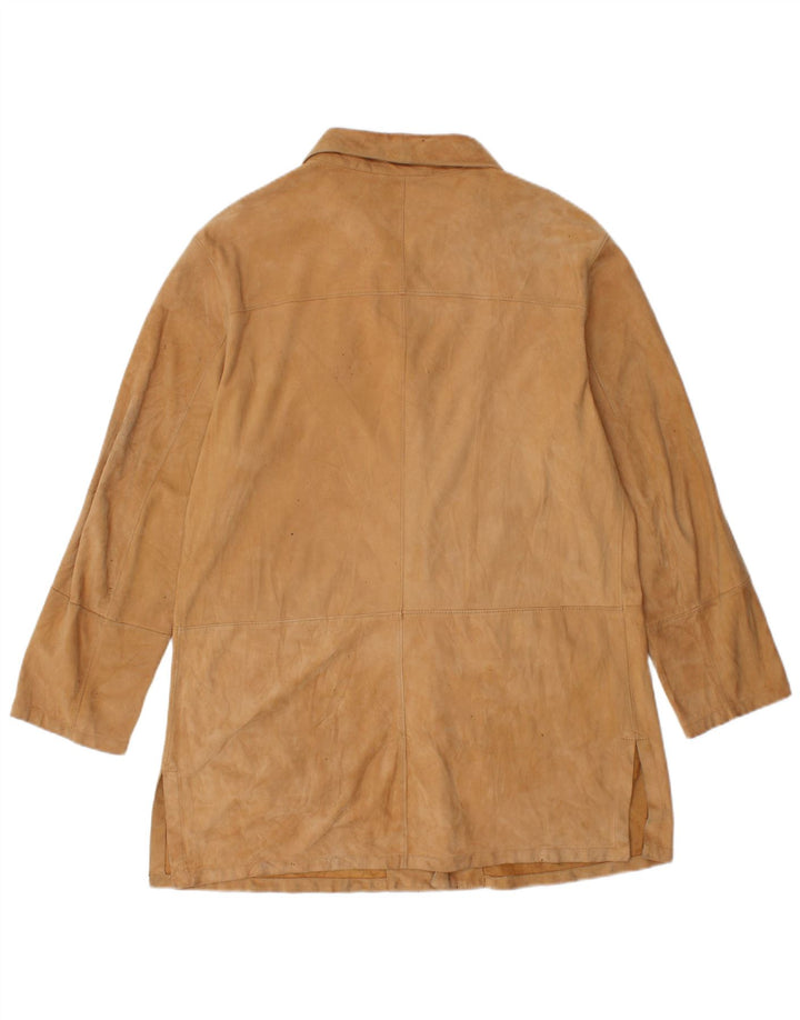 GIMO'S Dame Ruskindsjakke UK 12 Medium Beige