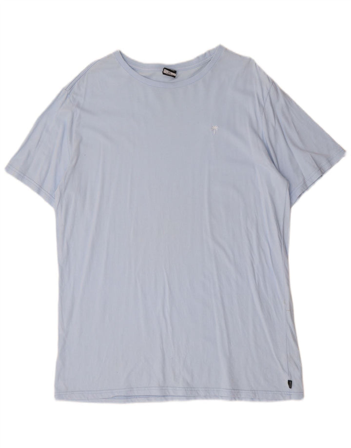 Rip Curl Herre Standard Fit T-Shirt Top 2XL Blå Bomuld