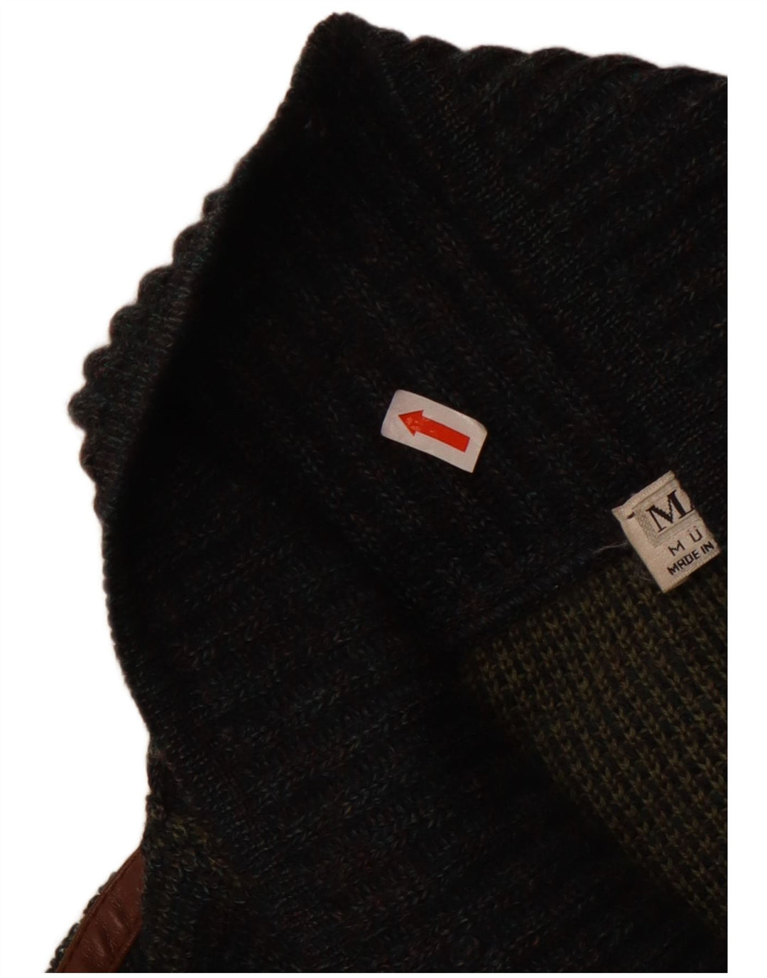 Marz Herre dobbeltradet cardigan sweater EU 52 Large Grey Flecked Wool