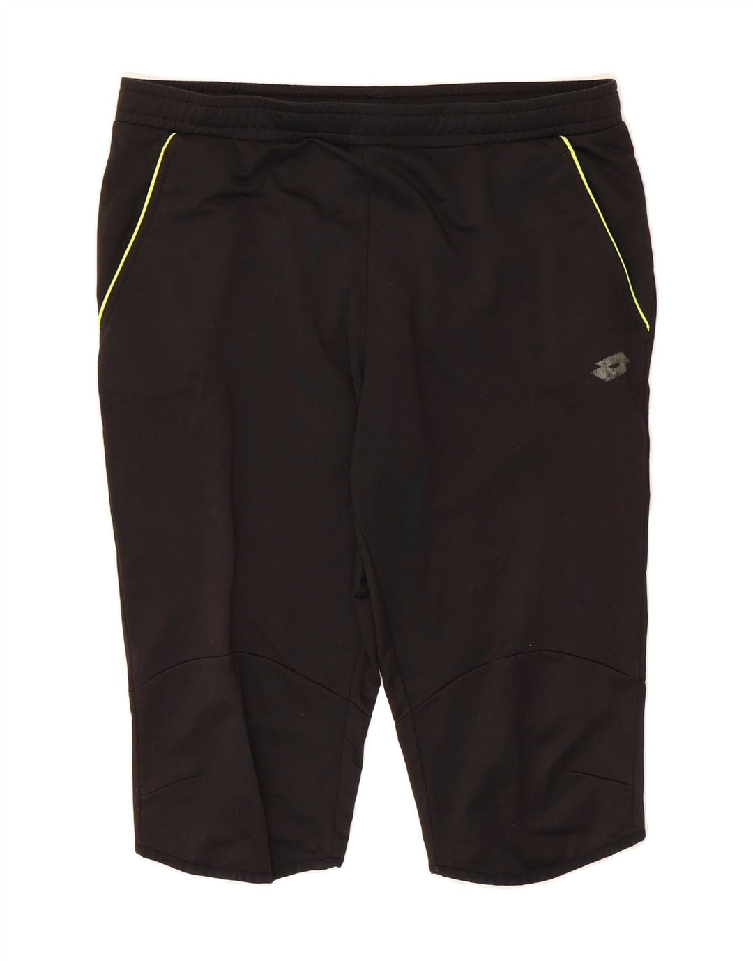 LOTTO Mens Bermuda Sport Shorts 2XL  Black Colourblock Vintage Lotto and Second-Hand Lotto from Messina Hembry 