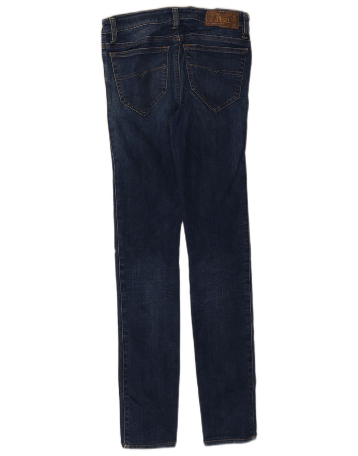DIESEL Dame Skinzee Lavtalje Super Slim Skinny Jeans W25 L27 Blå