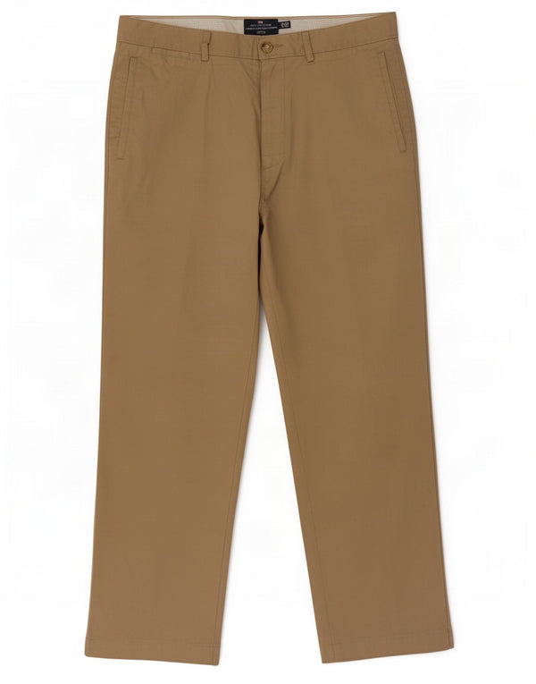 Marks & Spencer Herre Blue Harbor Lige Chinobukser W34 L29 Beige