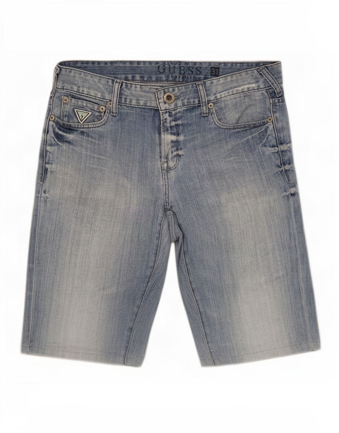 Guess Herre Slim Denim Shorts Medium W31 Blå Bomuld