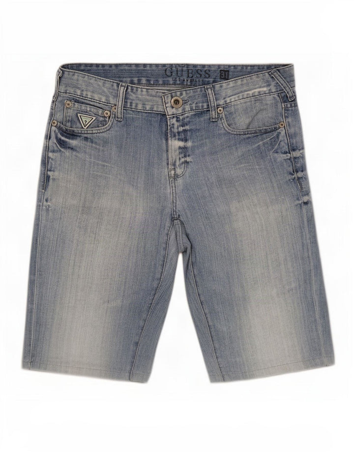 Guess Herre Slim Denim Shorts Medium W31 Blå Bomuld