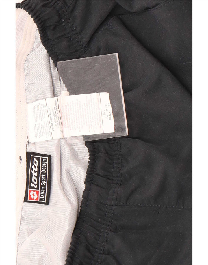 Lotto Herre Sportshorts UK 40/42 Medium Sort Polyester
