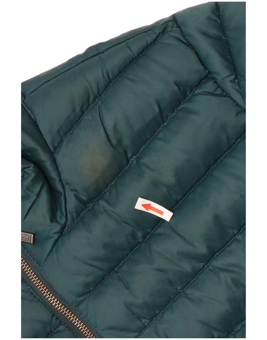 Barbour Polstret Herrejakke UK 38 Medium Grøn Polyamid