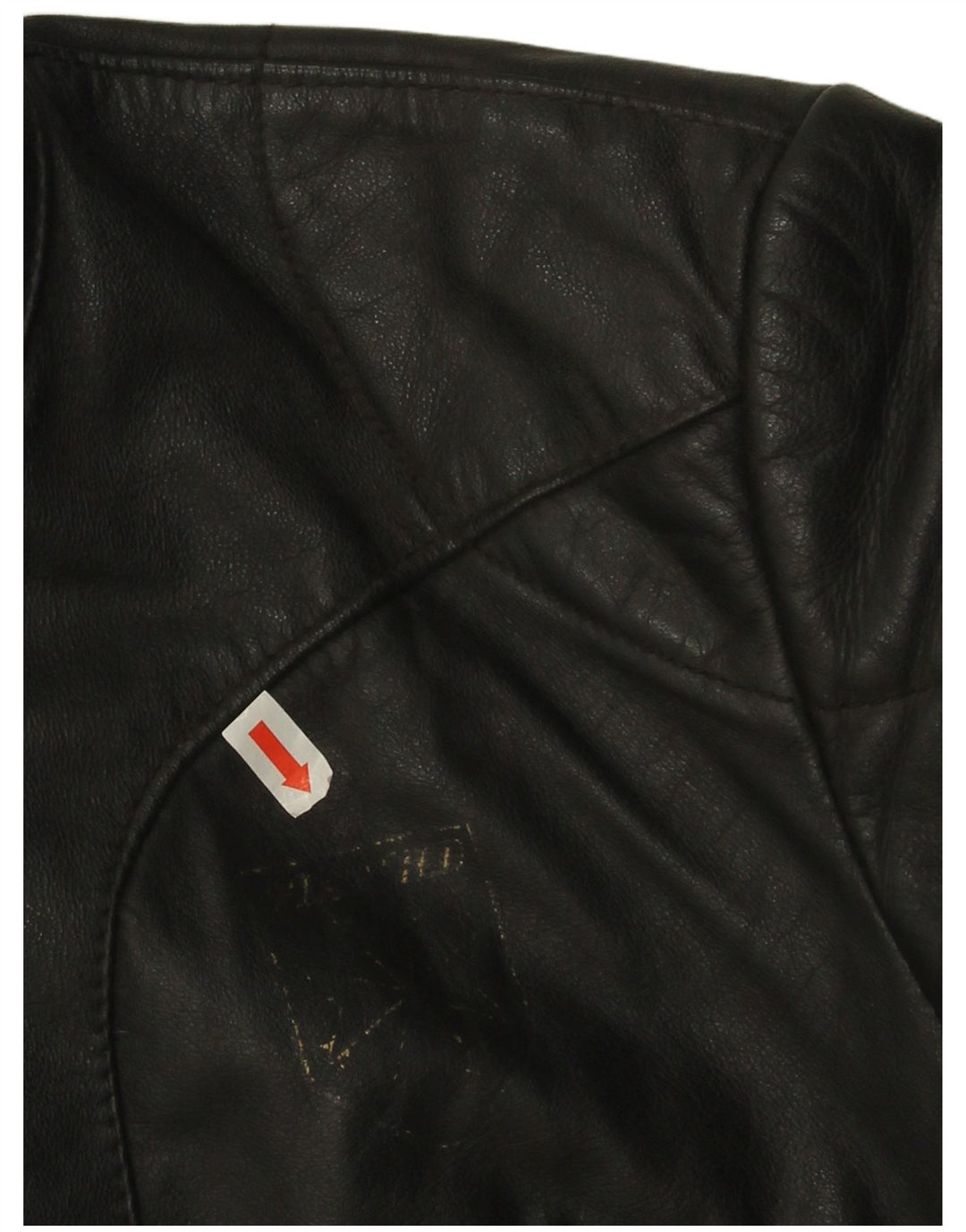 Harro Womens Crop Læder Racer-jakke EU 42 Stor sort læder
