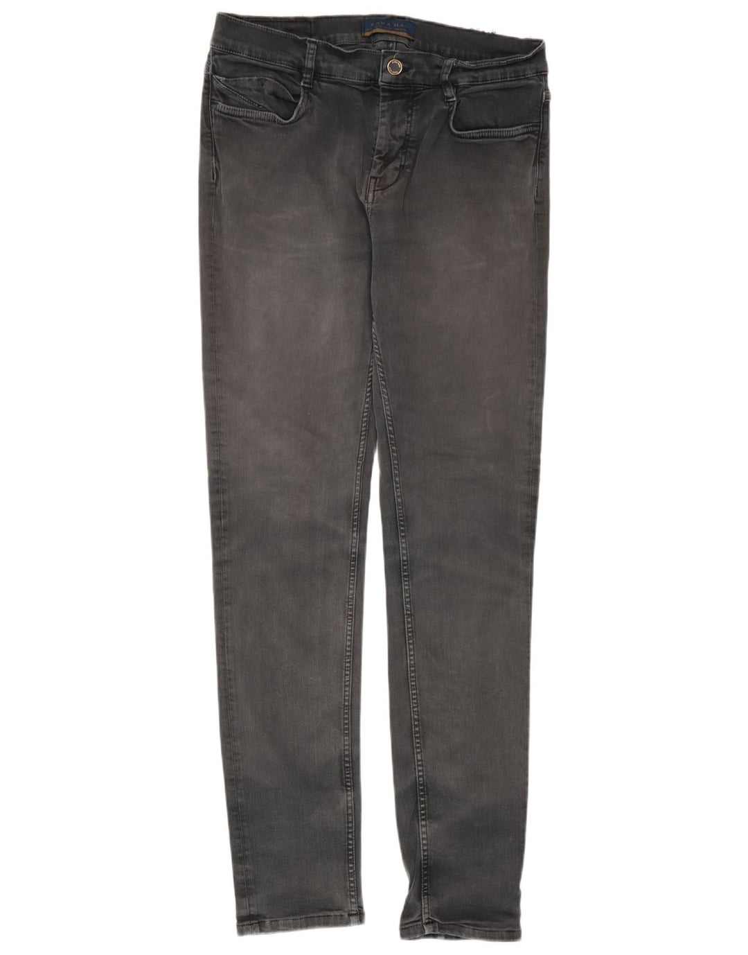 Zara Herre Skinny Jeans EU 40 Medium W31 L31 Grå