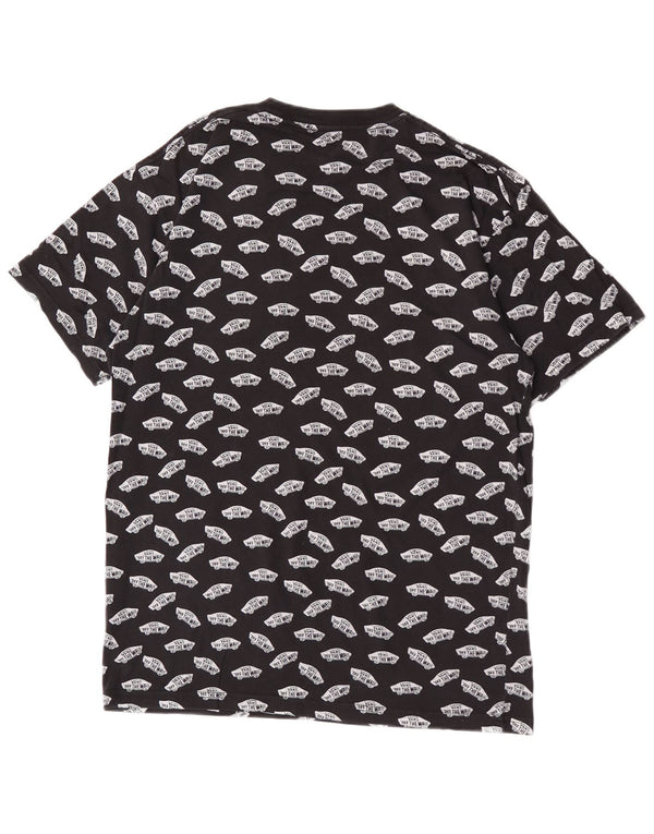 Vans Herre Grafisk T-Shirt Top Medium Sort Bomuld