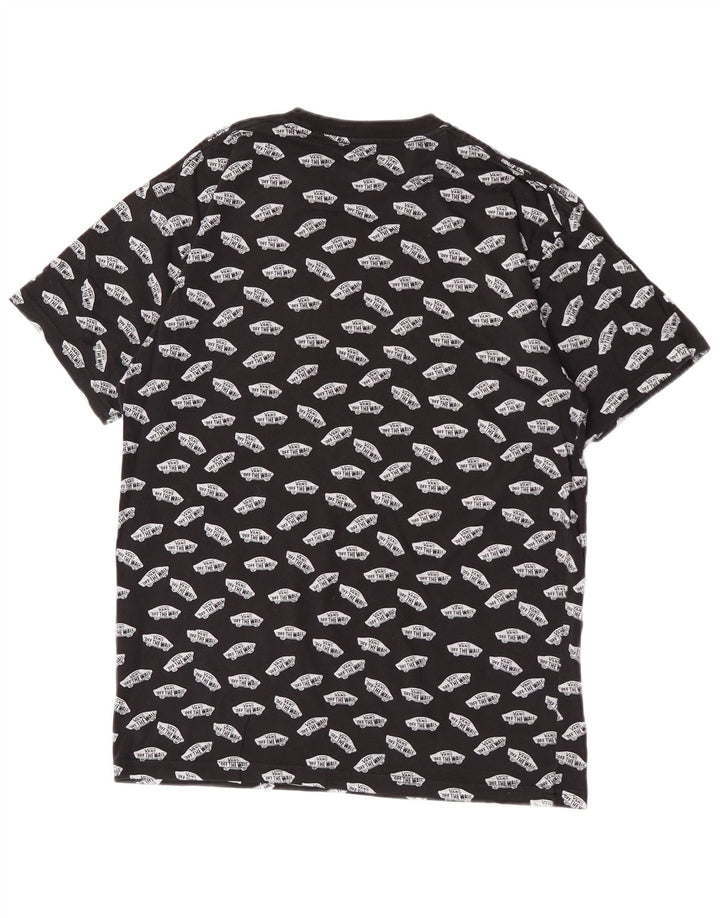 Vans Herre Grafisk T-Shirt Top Medium Sort Bomuld