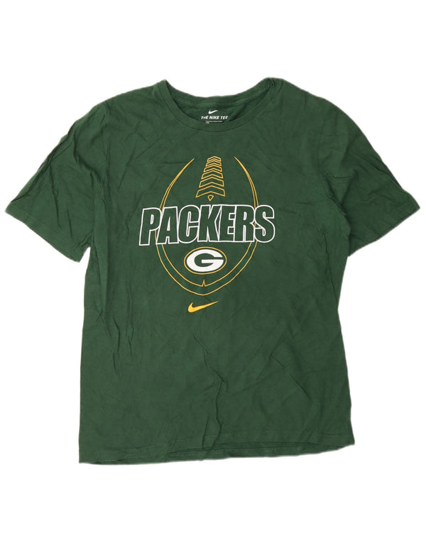 Nike Womens Green Bay Packers grafisk T-shirt top UK 18 XL