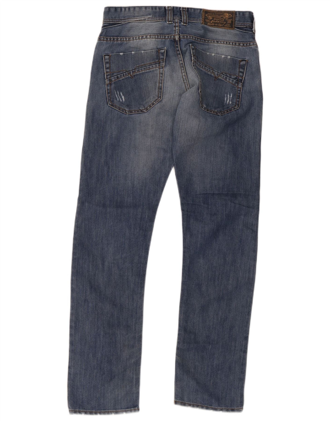 Diesel Herre Distressed Slim Jeans W31 L31 Blå Bomuld