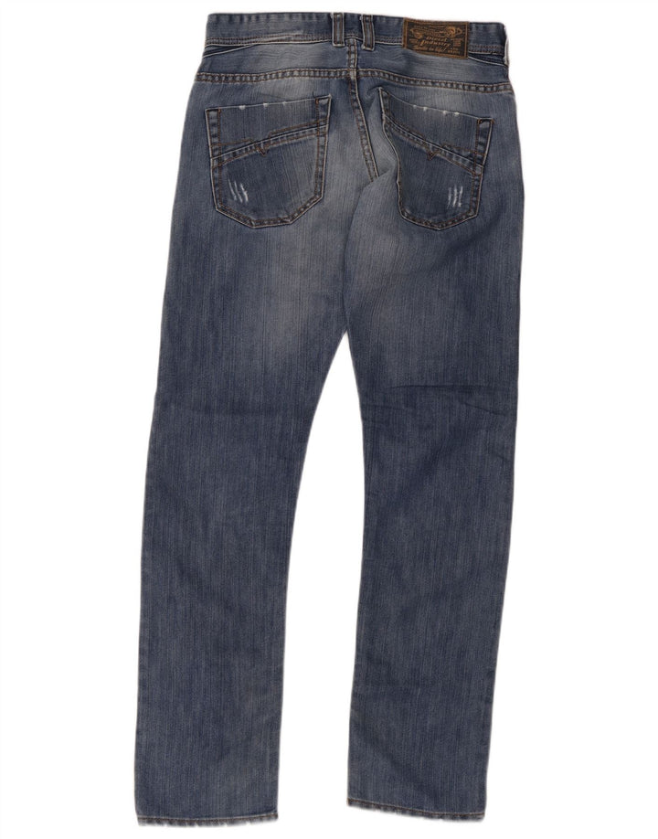 Diesel Herre Distressed Slim Jeans W31 L31 Blå Bomuld