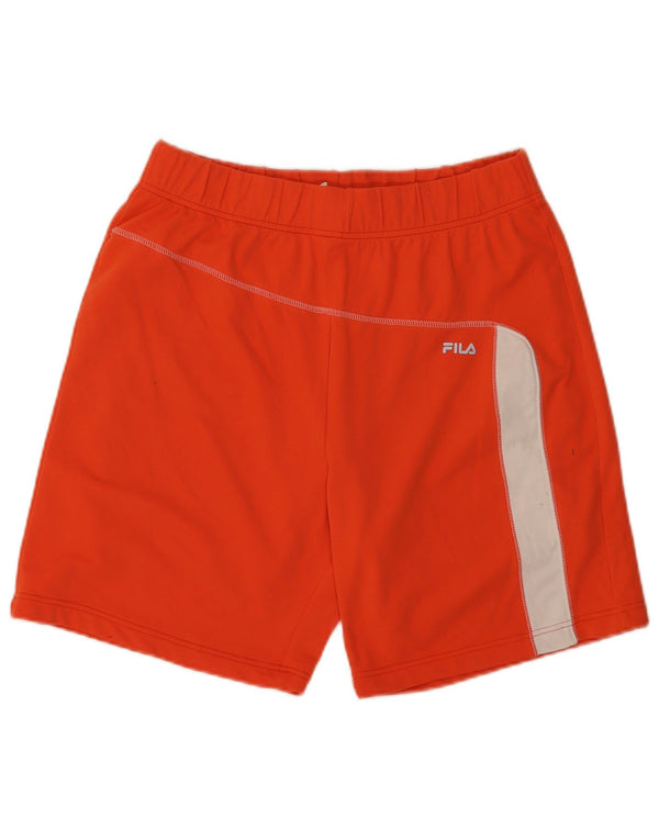 Fila Mens Sport Shorts Medium  Orange Colourblock Polyamide