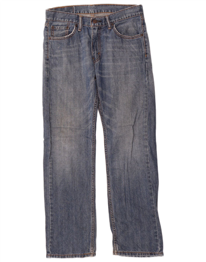 Levi's Herre 505 Straight Jeans W30 L30 Blå Bomuld