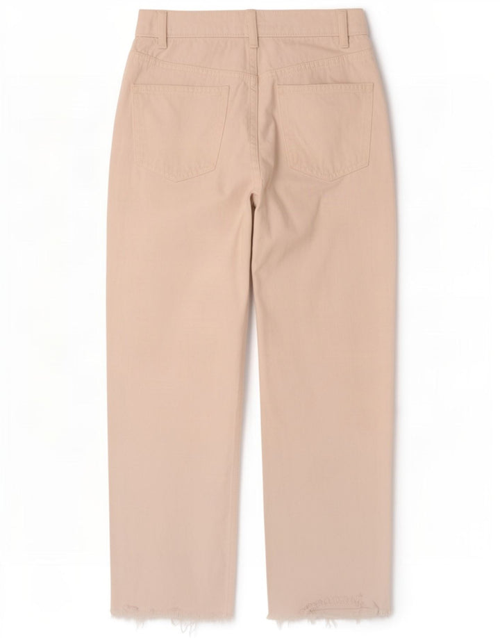 Zara Dame Straight Jeans EU 38 Small W28 L27 Hvid