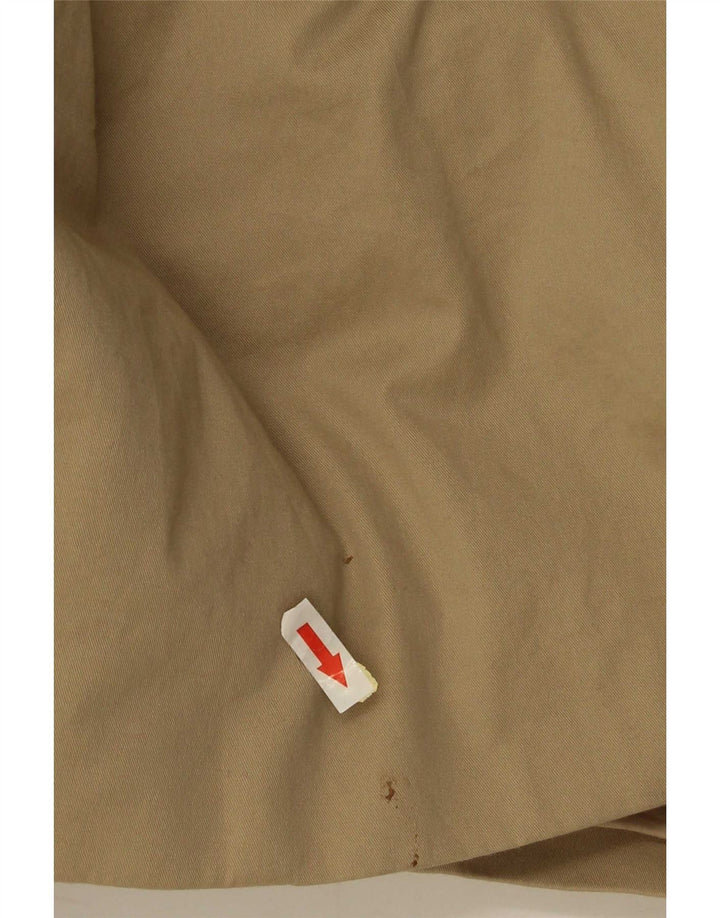 Marks & Spencer Trench Coat til kvinder UK 20 2XL Beige Bomuld