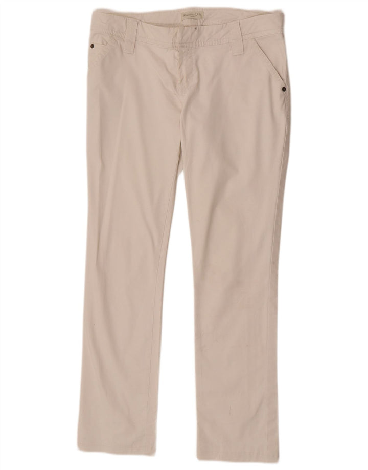 Massimo Dutti Dame Slim Chino Bukser W32 L29 Hvid