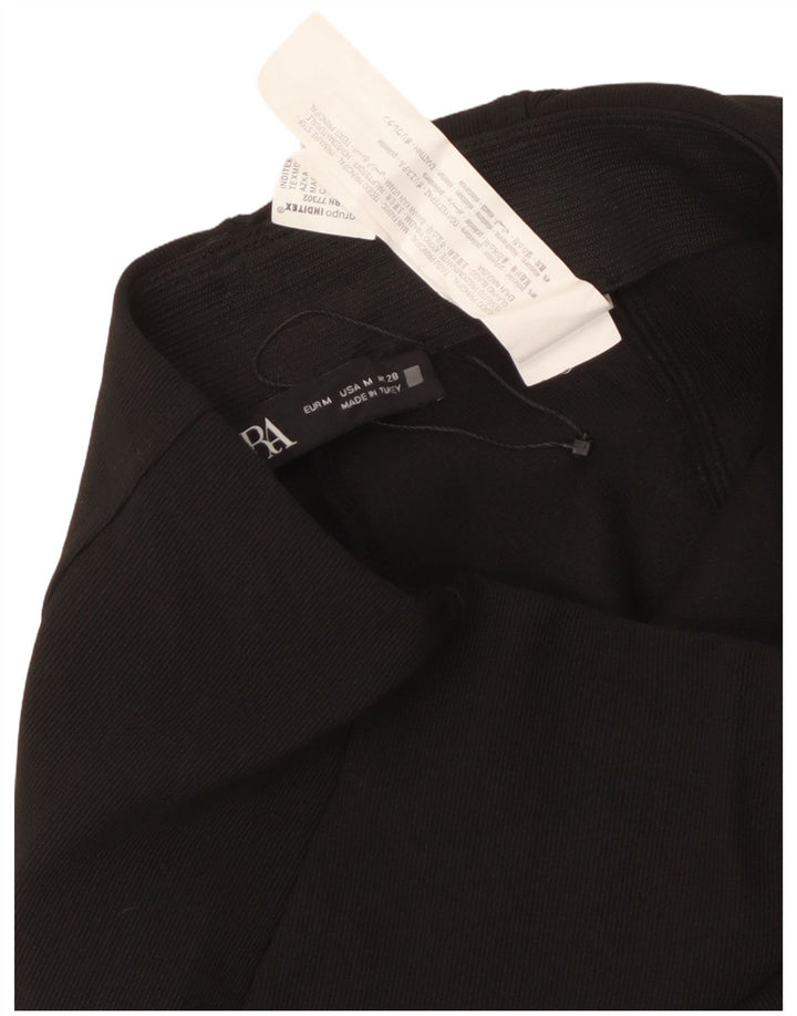 Zara Dame Skinny Bukser Medium W28 L34 Sort Polyester