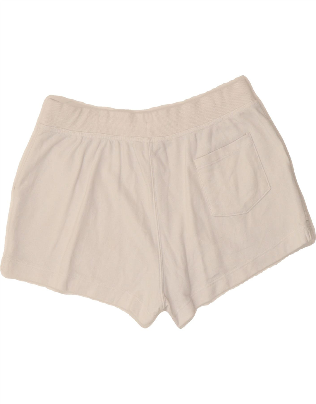 CHAMPION Womens Sport Shorts UK 14 Large White Cotton Vintage Champion and Second-Hand Champion from Messina Hembry 