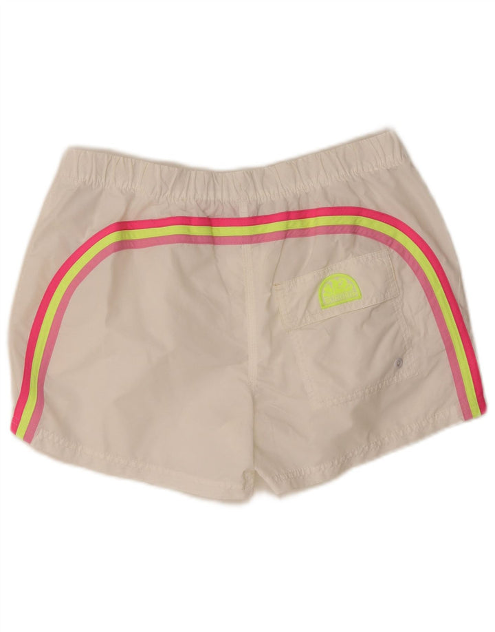 Sundek Svømmeshorts til kvinder UK 16 Large White Nylon