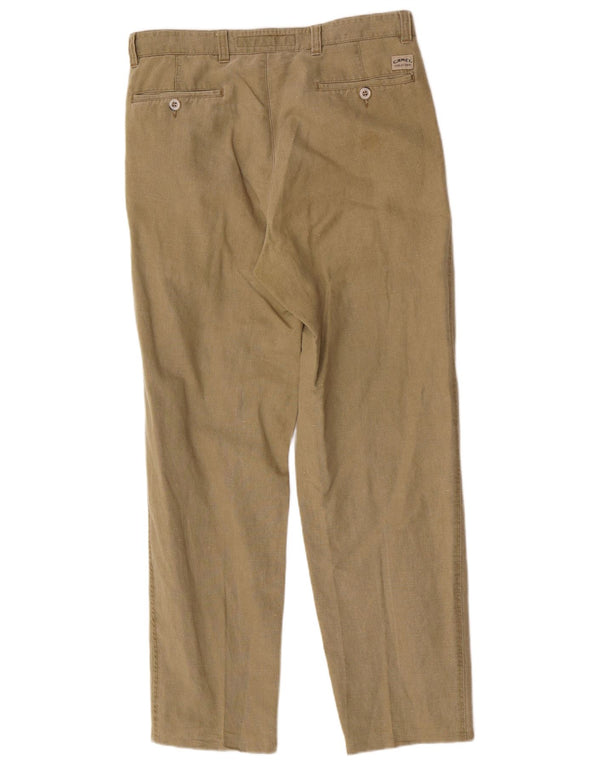 Camel Active Herre Pegged Chino Bukser IT 48 Medium W30 L30 Khaki Bomuld