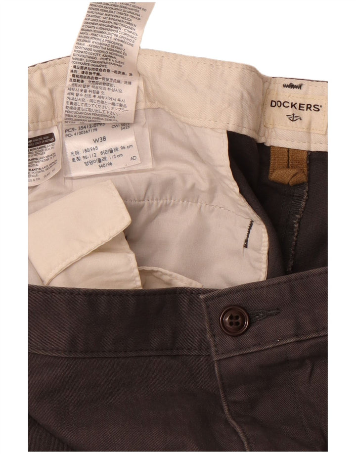 DOCKERS Herre Cargo Shorts W38 XL Grå Bomuld