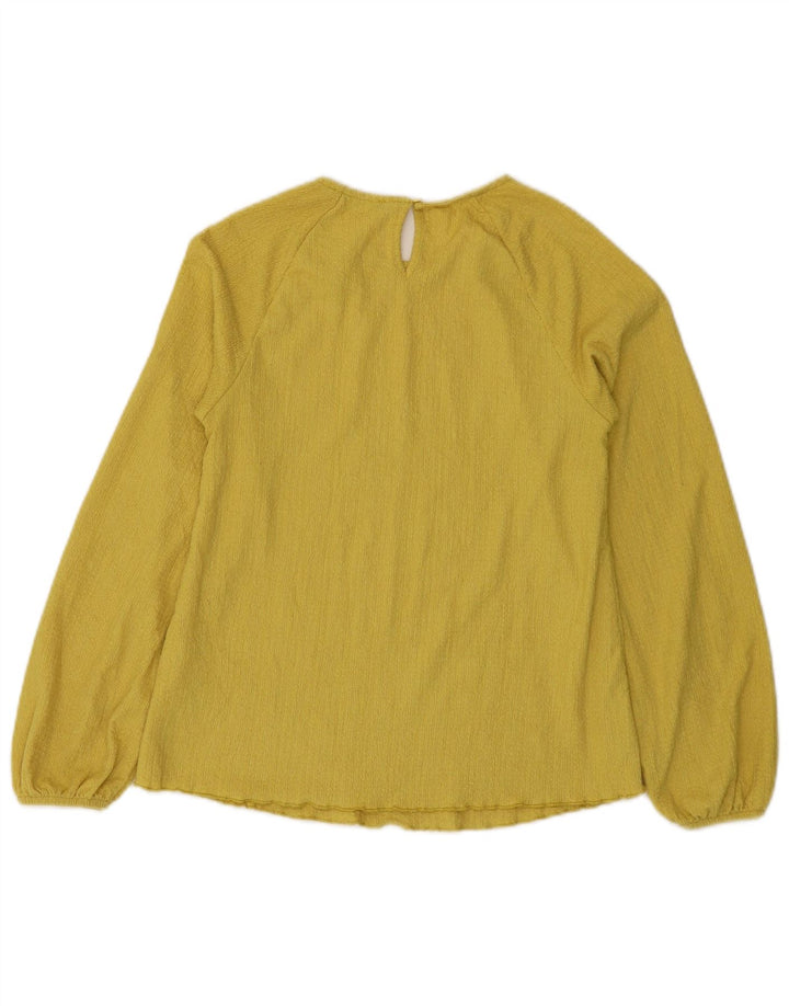 Marks & Spencer Dametop Langærmet UK 6 XS Gul Polyester