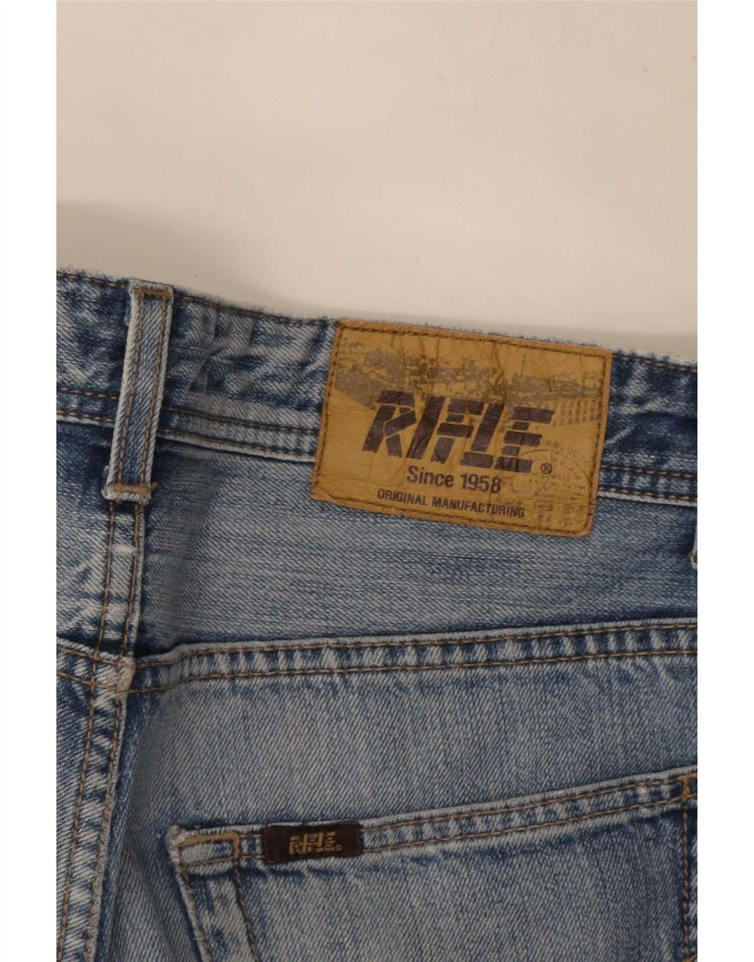 Rifle Herre Straight Jeans W30 L29 Blå