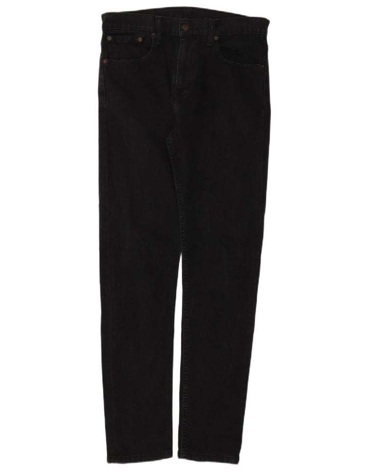 Levi's Herre 512 Slim Tapered Jeans W31 L32 Sort Bomuld
