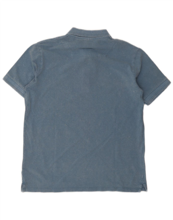 Replay Herre Polo Shirt Stor Blå Bomuld
