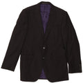 Marks & Spencer Herre lang 2-knaps blazerjakke UK 40 Medium Sort Uld
