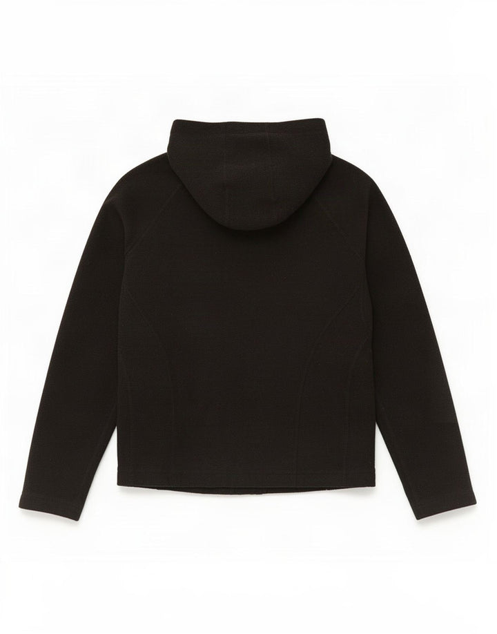 The North Face Fleecejakke med hætte til kvinder UK 12 Medium Sort Polyester