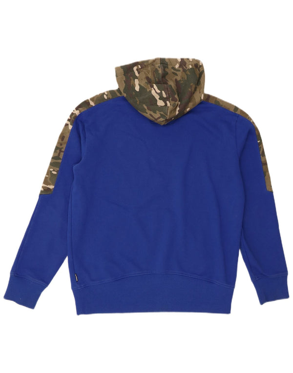 G-Star Boys Hoodie Jumper 13-14 År Stor Blå Camouflage Bomuld