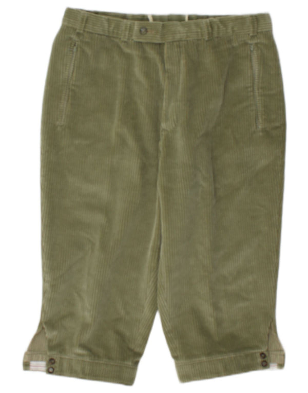 Vintage herre fløjlshorts IT 48 Medium W30 Khaki