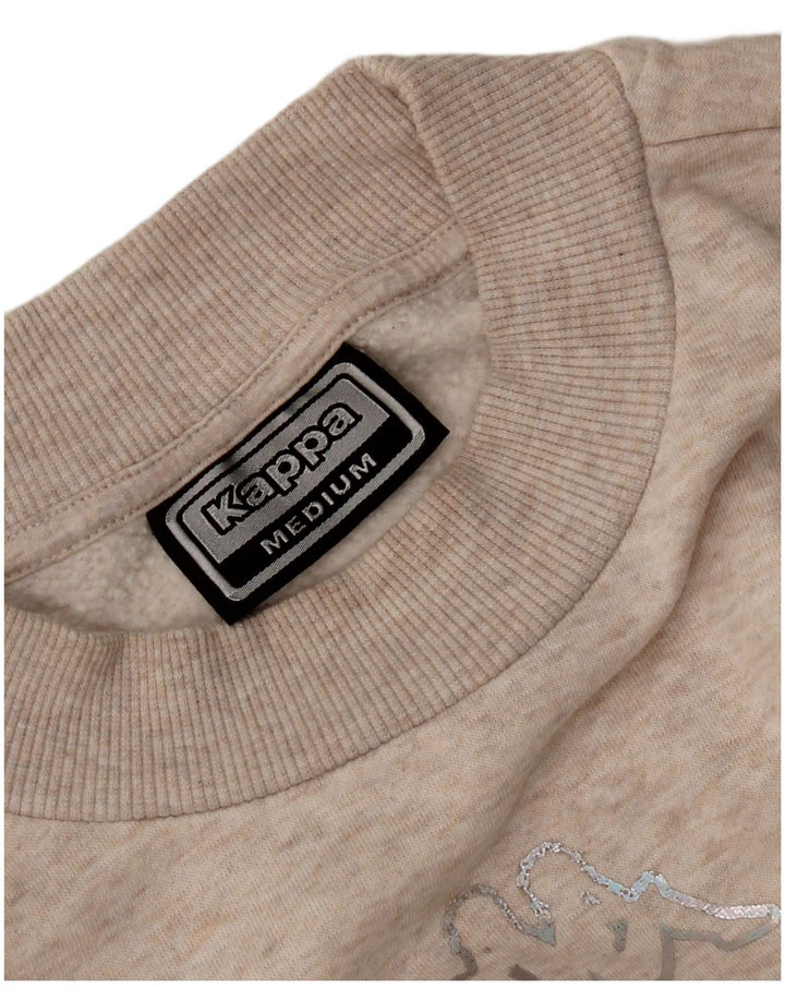 Kappa Dame Sweatshirt Jumper UK 14 Medium Beige