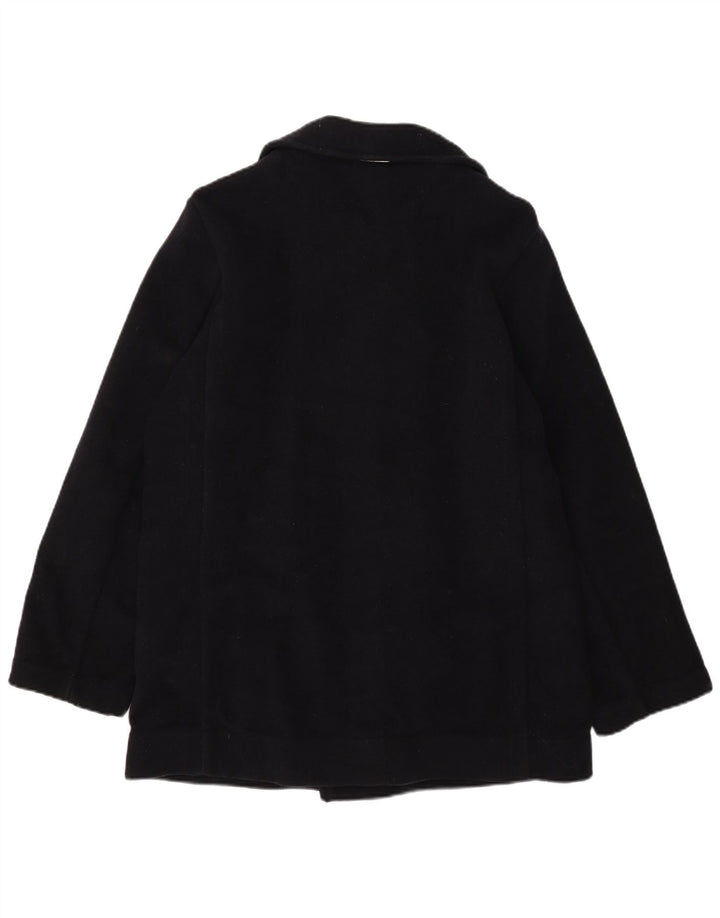 Murphy & Nye Herre Pea Coat UK 40 Large Navy Blue Wool