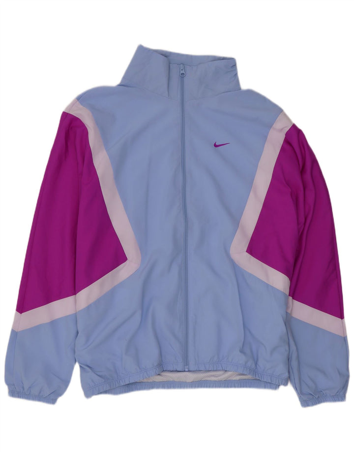 Nike Grafisk træningsdragt topjakke til kvinder UK 14 Medium Blue Sports