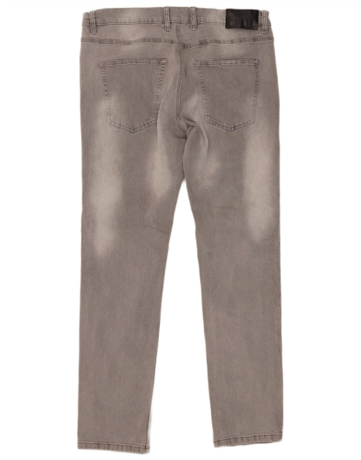 French Connection Skinny Jeans til mænd W34 L32 Grå bomuld