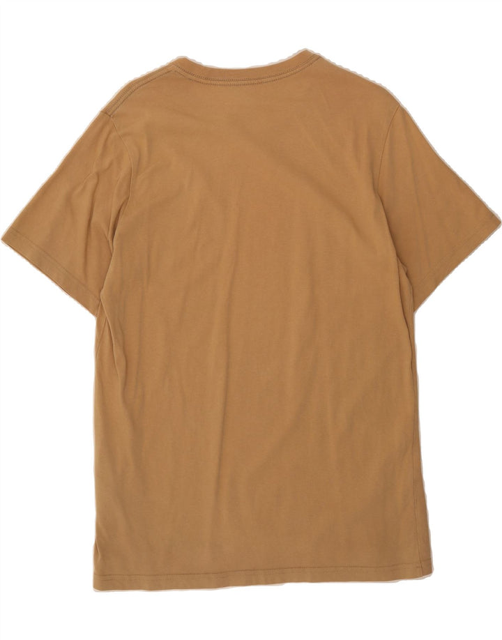 LEVI'S Mens Relaxed Fit Graphic T-Shirt Top Small Brown Cotton Vintage Levi's and Second-Hand Levi's from Messina Hembry 