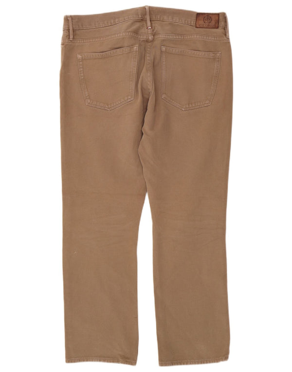 Marks & Spencer Herre Blue Harbor Regular Fit Casual Bukser W36 L31 Beige