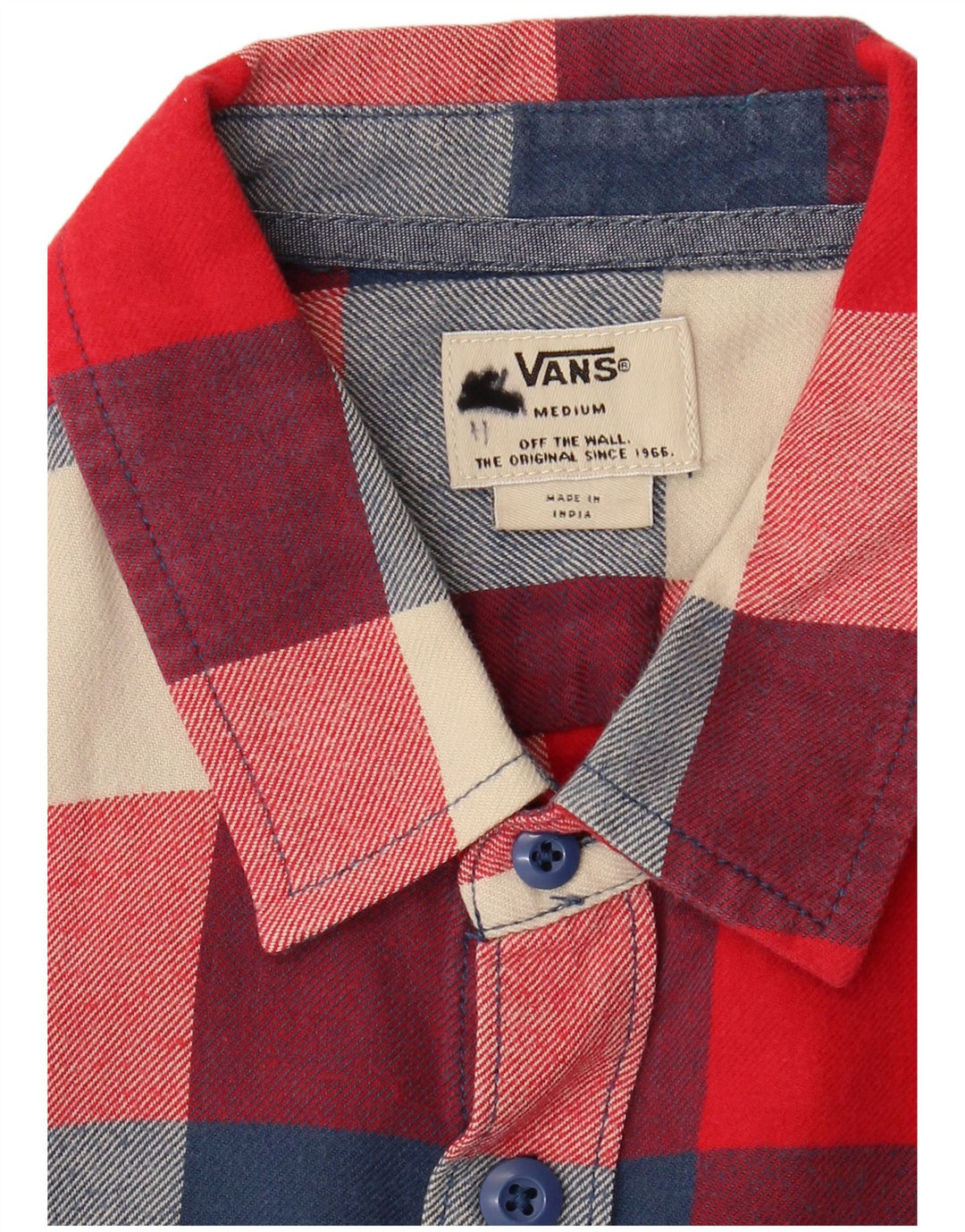 Vans Flanelskjorte til mænd Medium rød ternet
