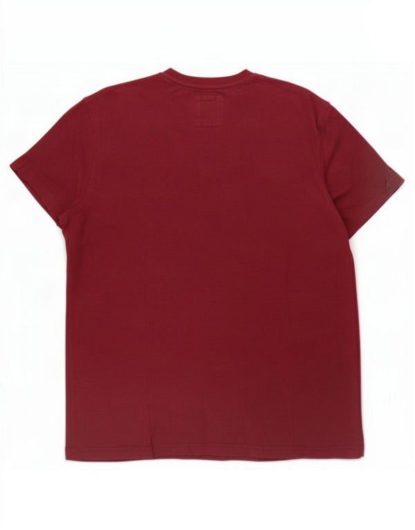 Crew Clothing Herre T-Shirt Top 2XL Bourgogne bomuld