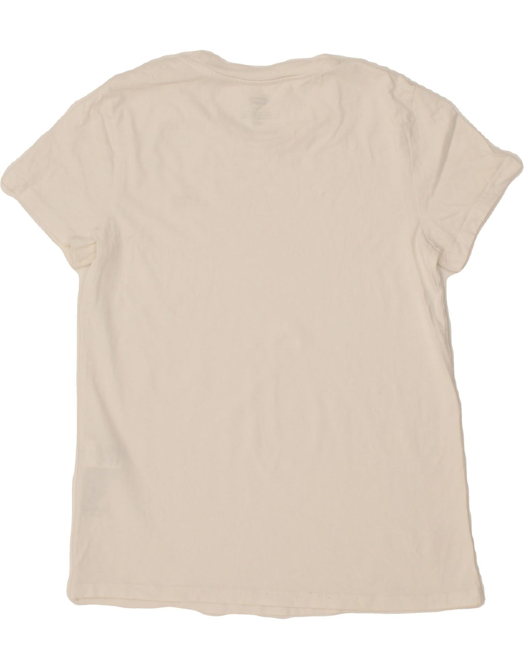 LEVI'S Womens T-Shirt Top UK 10 Small White Cotton Vintage Levi's and Second-Hand Levi's from Messina Hembry 