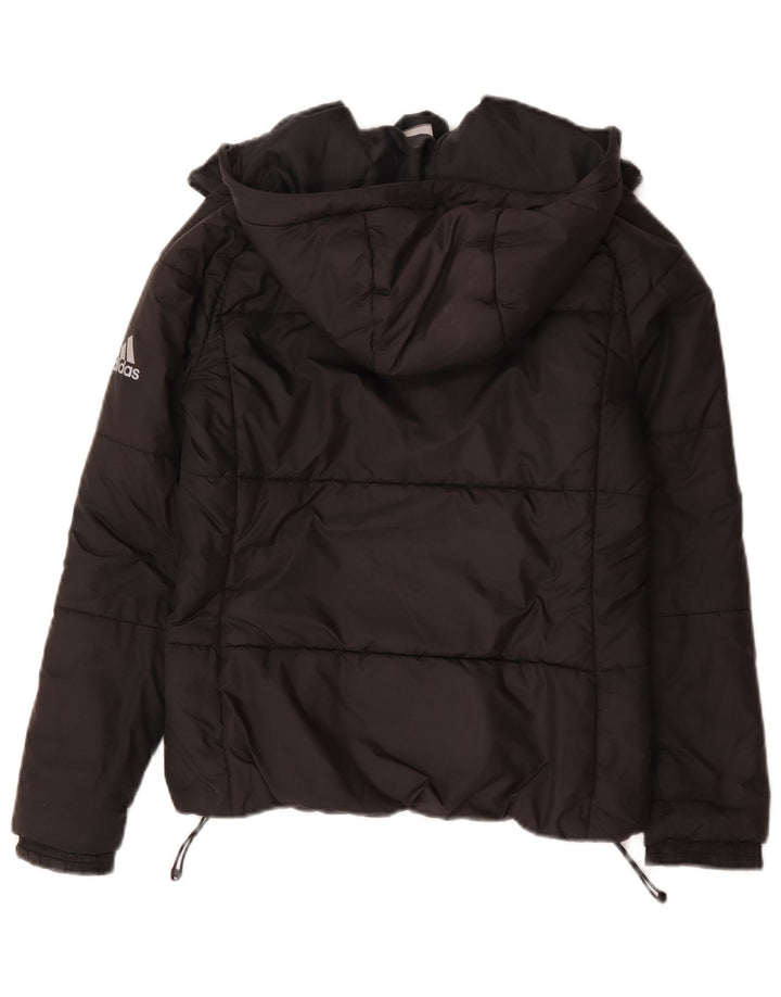 Adidas Polstret hættejakke til kvinder DK 8/10 Lille sort polyester