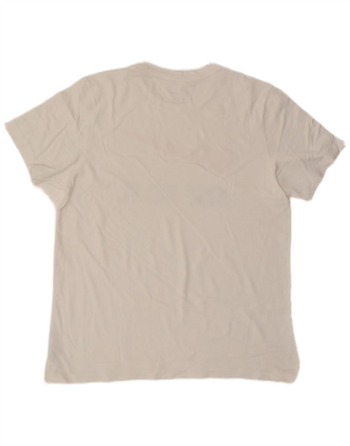 Nike grafisk T-shirt top til mænd, stor hvid bomuld