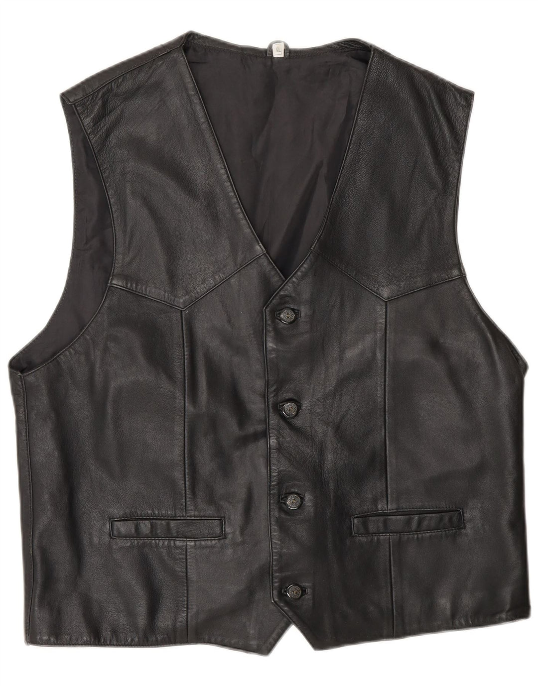 Vintage herrevest XL sort