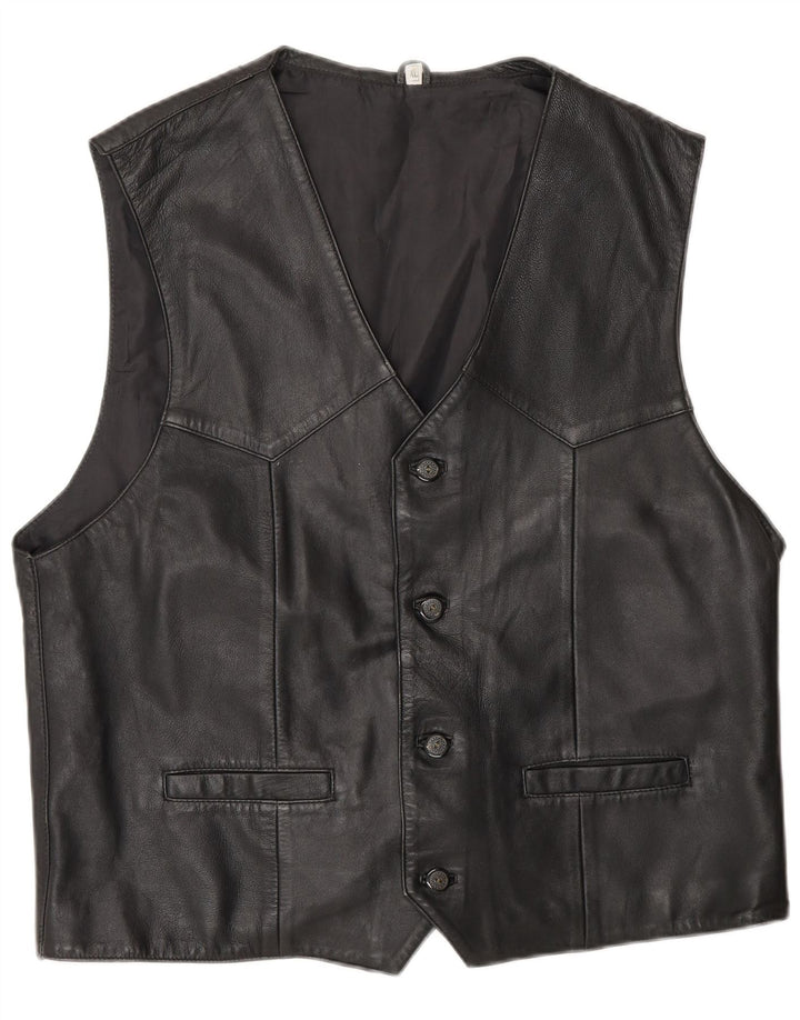 Vintage herrevest XL sort